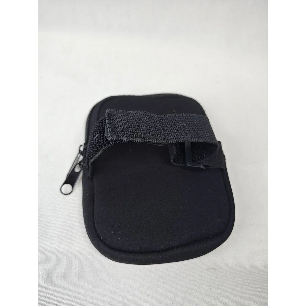 RARE Playboy x Spencer's soft Black Small Sleeve Case Bag Pouch Pink Logo‎ Zip